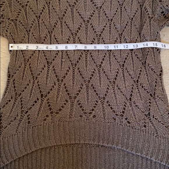 🥭 (4 for $15) Willi Smith Brown Knit Sweater - Picture 3 of 7